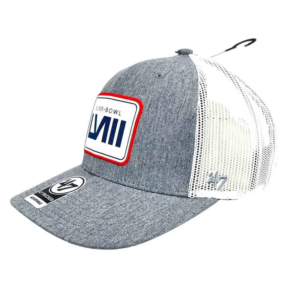 NFL‎ Super Bowl LVIII Trucker Mesh Back Snapback Hat Cap | Adjustable